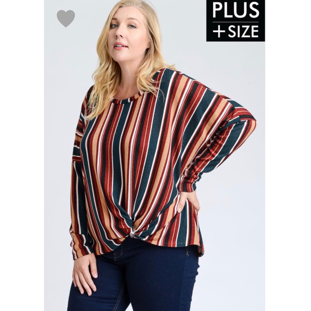 Colorful Striped Blouse